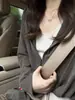 Sudadera con Capucha Marrón Estilo Coreano para Mujer Otoño 2026 Nuevo Estilo Petite Versátil Holgada Adelgazante Casual Manga Larga