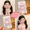 Presilha de Cabelo Xadrez Rosa Fofa com Cerejas, Presilha de Laço, Elástico de Cabelo para Meninas Prender Rabos de Cavalo Duplos Sem Danificar o Cabelo, Grampo de Cabelo, Acessório de Cabelo