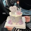 Decoraciones para Pastel Día de las Madres 2026 Adorno de Perla MOM Mamá Hada Feliz Fiesta Topper Inserto en Forma de Corazón