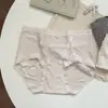 5222 Algodón francés cepillado tiro medio encaje transpirable 10A refuerzo antibacteriano otoño e invierno ropa interior tipo triángulo ajustada al cuerpo para mujer