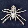 Nuevo Molde de Esqueleto de Araña Realista, Accesorios de Decoración de Broma de Halloween, Adornos de Araña de Hueso Blanco, Estilo Moderno