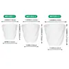 Vaso de Flores de Melamina em Formato de Sarja Imitação de Porcelana para Uso Doméstico, Vaso Verde Criativo Simples e Luxuoso para Plantas Grandes de Mesa, Vaso de Flores de Imitação de Porcelana