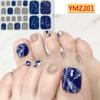 Verano 2021 Nuevos Stickers Franceses para Pies Stickers Nail Art Stickers Completos Bronceado Japonés Despegables Nail Art Stickers para Pies Stickers Completos