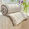 Colcha de Verano Tradicional Lavable de Algodón Nube, Colcha de Verano de Hilo Tipo Nube, Colcha para Aire Acondicionado, Colcha Fina de Verano Doble para Dormitorio de Estudiante