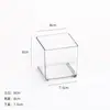 Acuario de escritorio, pecera para peces betta/camarones, tanque de cría para mascotas reptiles, tortuguero, tamaño pequeño, plantas acuáticas, acrílico transparente, rectangular, redondo