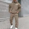 Conjunto de moletom com logo personalizado para cross-border da Amazon, moletons de moda de rua masculinos e femininos