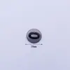 Gancho de metal com franja estilo coreano acessórios para joias diy fivela quadrada redonda de amor pingente para capa de celular material de liga
