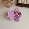 Novo desejo puro estilo borboleta orquídea hairpin lado hairpin cocar flor simulação flor duckbill clipe cocar acessórios para o cabelo de noiva