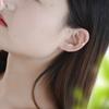 Japón y Corea del Sur nuevo amor clip para oreja de diamante hueco temperamento romántico en forma de U sin agujero en la oreja pendientes femeninos fabricantes al por mayor