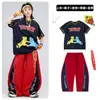 Ropa de Hip-Hop Street Dance para Niños Atuendo de Moda para Niños Conjunto de Disfraz de Baile Atuendo de Presentación Hip-Hop para Niños