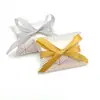 Caja Mini Almohada Estilo Europeo Caja de Dulces Bronceada Caja Pequeña para Boda Cartón de Empaque para Chocolate Hershey Caja de Diamantes