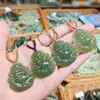 Collar Colgante de Buda de Jade Hetian de Xinjiang Natural Ruyi Candado de Paz Marca Sin Problemas Flor de Loto Hebilla de Paz de Jade