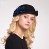Sombrero Nuevo Estilo 2026 para Mujer, Boina de Lana Otoño e Invierno, Sombrero Pequeño Retro Británico, Elegante y con Estilo, Azafata al por Mayor