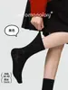 Calcetines Nuevos para Mujer de Primavera y Verano, Color Sólido, Malla Fina, Calcetines de Media Pantorrilla, Patrón de Diamantes, Calados, Transpirables, Calcetines Versátiles para Mujer