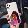 Para iPhone15 Funda de Teléfono con Cabeza de Ladrón de Dibujos Animados Amor Dinero Chica