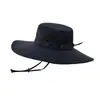 Sombrero de Vaquero Occidental para Hombre, Sombrero de Sol de Verano para Exteriores, Sombrero para Montañismo, Viajes, Pesca, Sombrero de Pescador, Secado Rápido, Transpirable, Sombrero de Protección Solar