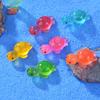 Paisaje Miniatura Figuras Lindas de Tortugas Pequeñas que Brillan en la Oscuridad Decoración DIY Accesorios de Bolsita Sorpresa Juguete de Moda Adornos de Escritorio
