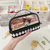 Estuche de Lápices de Dibujos Animados Estilo Ins 2024 Bolsa de Almacenamiento de Gran Capacidad Bolsa de Papelería Linda y Sencilla para Estudiantes de Primaria Versión Coreana Temporada de Vuelta a Clases