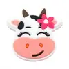 Sapatos de Brim Rosa Desenho Animado com Buracos Chapéu de Brim Florido Interessante Acessórios para Sapatos Enfeites Sandálias DIY Chinelos Acessórios