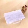64 caja transparente DIY hecho a mano con cuentas caja de almacenamiento para pintura de diamantes caja de cuentas de arroz de vidrio caja para accesorios de uñas fabricantes