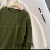 Suéter de tricô verde abacate vintage para mulheres, casaco de outono e inverno, blusa de base verde natal folgada, top de tricô para usar por cima.