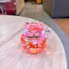 Garrafa de Areia Movediça Luminosa Enfeite Gato da Sorte 2026 - A Riqueza Vem de Todas as Direções - Presente de Inauguração - Pequena Decoração de Mesa para Recepção