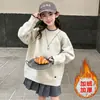 Suéter Pulóver para Niñas 2026 Nuevo Otoño Invierno Infantil Elegante para Niñas Mayores Tejer Capa Base Gruesa