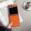 Estilo Ins Flor Pequeña Adecuado para Samsung Zflip 4 Teléfono Móvil Carcasa Anticaída Flip7 Accesible Lujo Elegante Flip5 Moda Cubierta Flip
