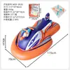 Juguete Inflable para Piscina de Moto Acuática para Niños Transfronterizo, Flotador Anillo de Natación con Pistola de Agua Juguete Moto Acuática
