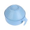 Juego de Vajilla de Paja de Trigo Portátil de Plástico para Regalo Juego de Vajilla Plato para Huesos Vaso Cuchara Tenedor Palillos Tazón Plato