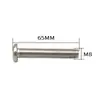 Fábrica fuente hierro galvanizado perno de cabeza plana herrajes para muebles accesorios conector cabeza grande plana cabeza hexagonal tornillo