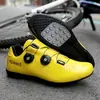 Novos Sapatos de Ciclismo Sem Trava Masculinos e Femininos, Sapatos Esportivos de Estrada, Equipamento de Ciclismo, Sapatos de Ciclismo, Sapatos de Bicicleta, Sapatos com Trava