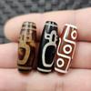 Rojo Nueve Ojos Tianzhu Lutong Jade Cuentas Dispersas Personajes Tianzhu Lezi Lutong Pulsera Collar Accesorios Cuentas