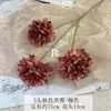 Arte de Flores Artificiais para Casamento Hibisco de 3 Cabeças Peônia Decoração de Salão de Casamento Flores para Casa Móveis Falsos Flores para Guia de Caminho Arranjo de Flores