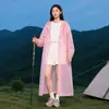 Impermeable de Cuerpo Completo Todo en Uno de Eva, Extendido y Engrosado, Poncho de Eva Portátil para Exteriores Unisex de Alta Calidad a Prueba de Lluvia