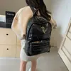 Nueva y popular mochila de algodón para mujer, informal, combinable, de gran capacidad, ligera y con gran capacidad.