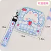 Bolsa Sanitária de Algodão Puro de Grande Capacidade Desenho Animado Absorvente Higiênico Absorvente para Menstruação Bolsa de Cosméticos Estudante Feminina Anti-Constrangimento Bolsa Portátil