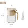 Botella de condimentos para cocina, tarro de vidrio, caja de almacenamiento de condimentos, botella de condimentos de cocina ligera y de lujo, tarro de condimentos a prueba de humedad