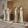 Nuevo Estante de Exhibición Retro Estilo Chino para Tienda de Ropa, Perchero de Pie para Ropa, Estante Central, Juego de Percheros, Estante para Qipao y Hanfu