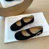 Zapatos planos cómodos Mary Jane 2026 moda de verano punta redonda sin cordones suela suave estilo nuevo para mujeres hermosas con corte bajo