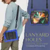 Para iPad Air4 10.9 funda de tableta con correa de silicona de color contrastante iPad Pro2021 soporte carcasa de PC resistente a caídas