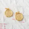 2025 Benmingnian Zodiaco Serpiente Accesorios Arena Antigua Oro Dibujos Animados Adorable Serpiente Fu Serpiente de Amor Conejo Colgante DIY Lote