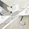 Estante de Almacenamiento para Baño Espesor de Aluminio Espacial Estante de Almacenamiento Colgador Espacio de Baño Aluminio Espacial Colgador de Almacenamiento sin Taladro Colgador Colgador Colgador
