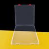 Caja Cuadrada Gran Capacidad Caja de Plástico PP Rectangular Transparente Caja de Embalaje Caja de Almacenamiento de Tarjetas para Libro de Imágenes para Niños con Tapa