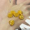 Botones Metálicos de Loto Estilo Chino Étnico Hanfu Traje Tang Botones Cheongsam Accesorios para Ropa DIY