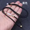 Cordão para Pingente de Jade Hetian de Lado Único 2021 Pingente de Jade Verde Óleo Cordão para Colar Pingente DIY Artesanal Fivela de Paz Fio Vermelho