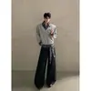 Shorts de Verano para Mujer 2020 Nuevos de Cintura Alta Sueltos Pierna Ancha Cintura Elástica Deportivos Adelgazantes Altos Casuales Pantalones de Pierna Recta Gris