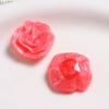 Corea del Sur color plisado brillo flor resina parche accesorios diy tocado infantil pasador material para joyería venta al por mayor
