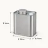 Latas de hojalata de grado alimenticio hechas a medida, incluyendo latas cuadradas selladas para té, latas para comida de mascotas, latas para granos de café y recipientes para té de flores