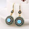Nuevos Pendientes de Estilo Étnico Bohemio Vintage Europeo y Americano en Aliexpress - Pendientes de Girasol
